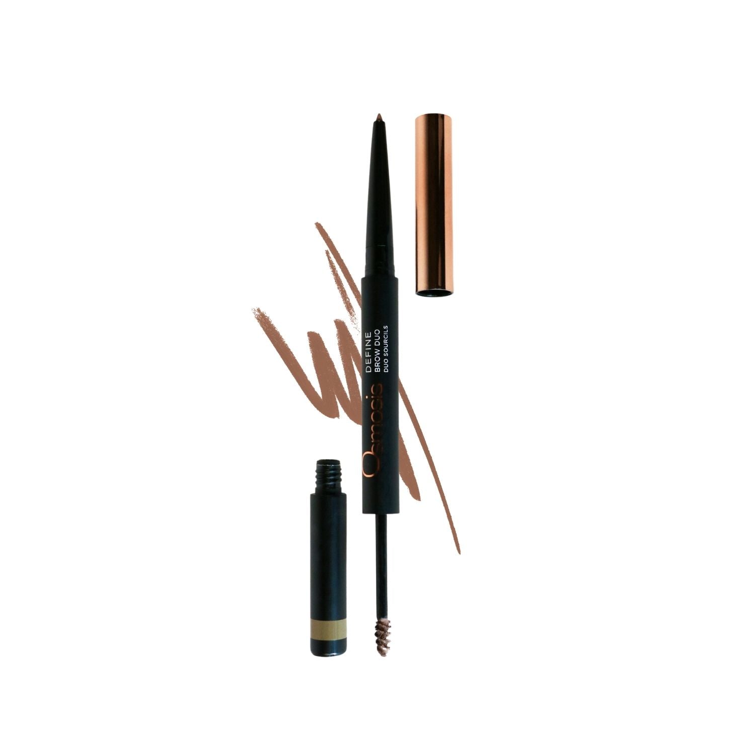 Osmosis-define-brow-duo-pencil-and-gel-in-one-caramel-open